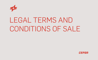 Legal terms and conditions of sale